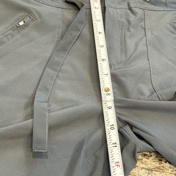 Free Country Shorts Womens Medium Grey Swim Trunks Boardshorts UPF Quick Dry NEW - Picture 14 of 16